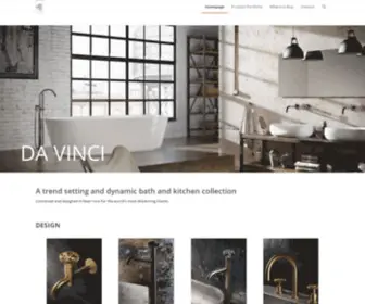 Davincibath.com(DA VINCI) Screenshot