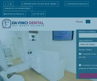 Davincidental.ie(Dentist Dublin) Screenshot