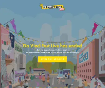 Davincifest.org(Da Vinci Fest Live) Screenshot