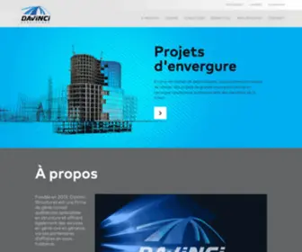 Davincistructures.com(DaVinci Structures) Screenshot