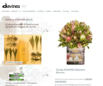 Davines-AH.com(Tienda DAVINES Alejandro Herrero) Screenshot