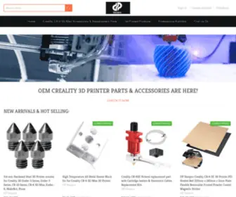 Davipro.com(Davipro Creality 3D printer accessories) Screenshot