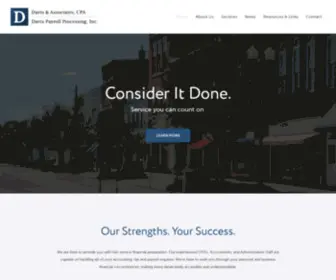 Davis-Cpa.com(Full-Service Financial Preperation & Tax Services) Screenshot