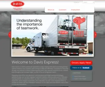 Davis-Express.com(Davis Express) Screenshot