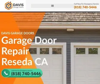 Davis-Garagedoors.com(Garage Door Repair Reseda CA) Screenshot