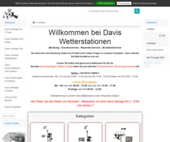 Davis-Wetterstationen.de(Davis Wetterstationen Vantage Pro II Vantage Vue Profi Funk Wetterstation Kabel Wetterstation) Screenshot