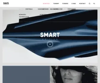 Davis.pl(Global furniture fabrics manufacturer) Screenshot