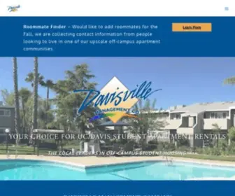 Davisapartmentsforrent.com(Davis Apartments for Rent) Screenshot