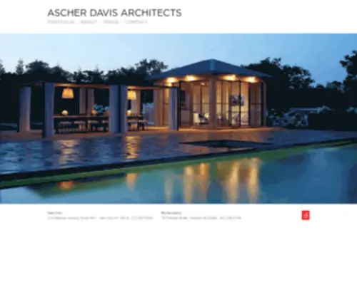 Davisarchstudio.com(Ascher Davis Architects) Screenshot