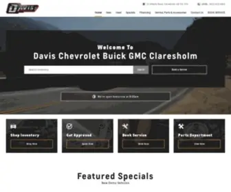 Davisclaresholm.com(Davis) Screenshot