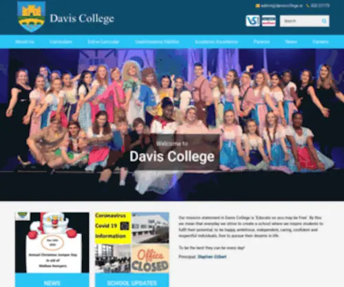 Daviscollege.ie(Davis College) Screenshot