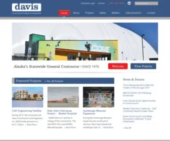 Davisconstructors.com(Constructing Alaska's Future) Screenshot