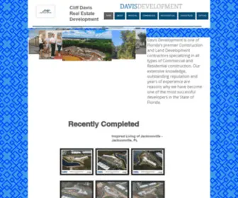 Davisdevelopmentfl.com(Cliff Davis Real Estate Development Tampa Bay) Screenshot