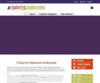 Davisdowntown.com(Davis Downtown) Screenshot