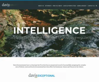 Davisenvironmentallaw.com(Davis Environmental Law) Screenshot