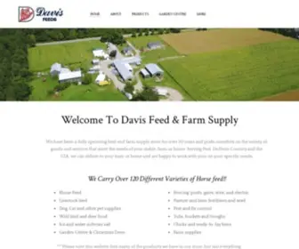 Davisfeed.ca(Davis Feed & Farm Supply) Screenshot