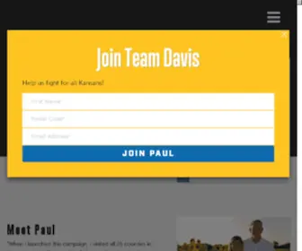 Davisforkansas.com(Davisforkansas) Screenshot