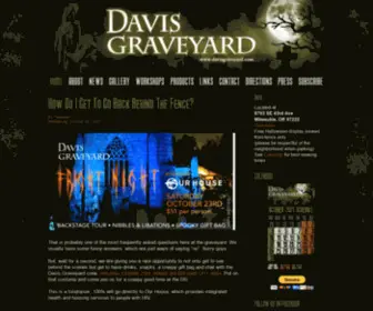 Davisgraveyard.com(Davis Graveyard) Screenshot