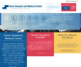 Davishospital.com(Davis Hospital & Medical Center) Screenshot