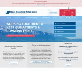 Davishospital.org(Davis Hospital & Medical Center) Screenshot