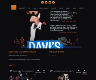 Davisingssinatra.com(Davi Sings Sinatra) Screenshot