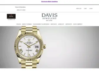 Davisjewelers.com(Official Rolex Jeweler in Louisville) Screenshot