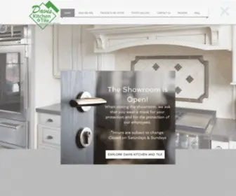 Daviskitchenandtile.com(Davis Kitchen and Tile) Screenshot