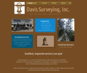 Davislandsurveys.com(Davis Surveying) Screenshot