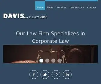 Davisllp.com(A law firm) Screenshot