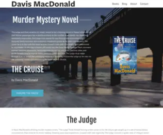 DavismaCDonald-Author.com(Murder Mystery Author) Screenshot