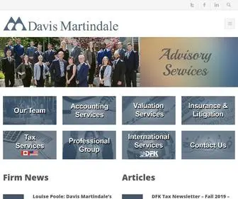 Davismartindale.com(Davis Martindale Toronto & London) Screenshot