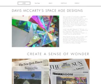 Davismccarty.com(Artist) Screenshot