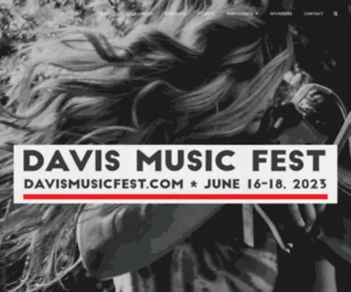 DavismusicFest.com(Davis Music Fest) Screenshot