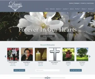 Davisofboston.com(Davis funeral home) Screenshot