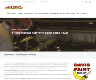 Davispaint.com(The Davis Paint Company) Screenshot