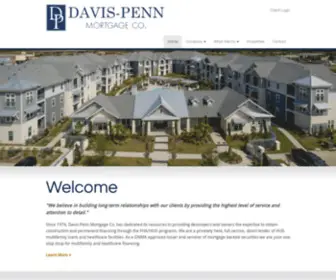 Davispenn.com(DAVIS-PENN MORTGAGE CO., Houston, TX) Screenshot