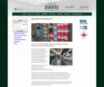 Davisproductsco.com(Janitorial Supplies & Equipment) Screenshot