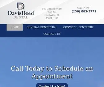 Davisreeddental.com(Davis Reed Dental) Screenshot