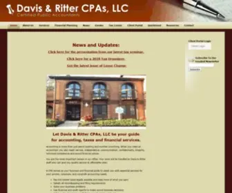 Davisritter.com(Davis & Ritter CPAs) Screenshot