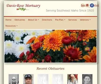 Davisrosemortuary.com(Davis-Rose Funeral Home) Screenshot