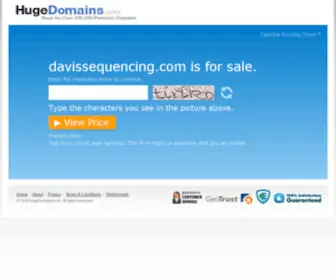 Davissequencing.com(幸运彩有限公司) Screenshot