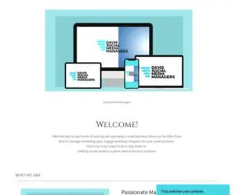 Davissocialmm.com(Davis Social Media Managers) Screenshot