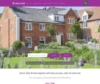 Davistate.co.uk(Davis Tate Estate Agents in Reading) Screenshot