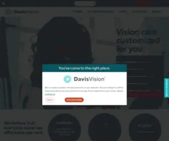 Davisvision.com(Davis Vision) Screenshot
