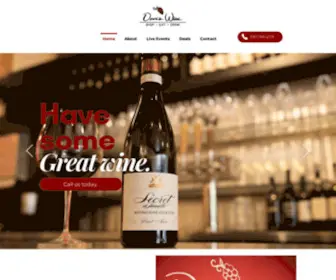 Daviswinebar.com(Davis Wine Bar) Screenshot