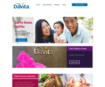 Davita.com.sg(Davita Singapore) Screenshot