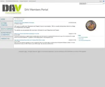 DavMembersportal.org(The disabled american veterans) Screenshot