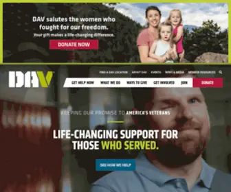 Dav.org(DAV (Disabled American Veterans)) Screenshot