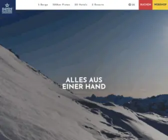 Davosklostersmountains.ch(Die Davos Klosters Mountains) Screenshot