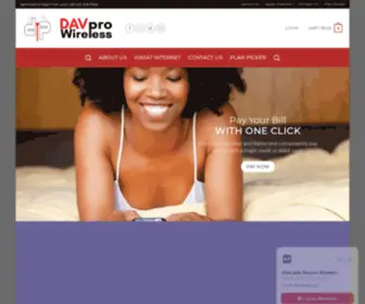 DavPros.com(DAVpro Wireless) Screenshot